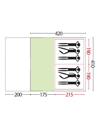 Bertoni Cosmo 6 VIP Tenda a Igloo