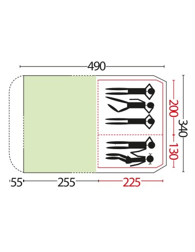Bertoni Tunnel 5 VIP Tenda a Igloo