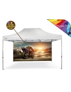 Personalizzazione Gazebo FULL PRINT - parete laterale 4,5 metri