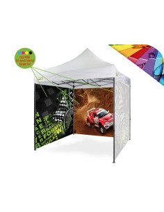 Personalizzazione Gazebo FULL PRINT Kit 3 pareti laterali 2x2 mt.