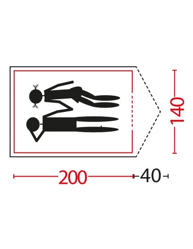 Bertoni Raid 2 Apple Tenda a Igloo