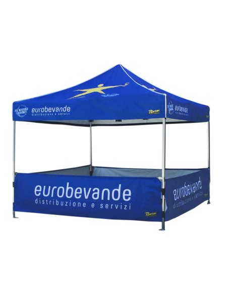 Personalizzazione Gazebo FULL PRINT ½ parete laterale 3 mt.
