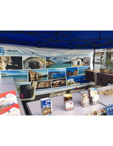 Tetto Blu per Gazebo Bertoni Piramide 3x4,5