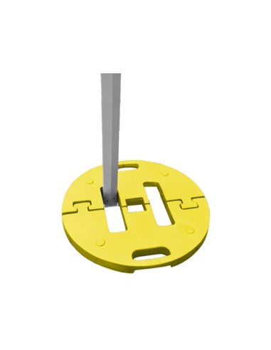 Base per Gazebo Bertoni Acciaio "DRW" Kg. 15 gialla
