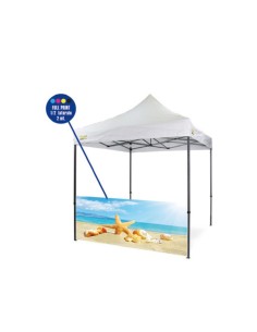 Personalizzazione Gazebo FULL PRINT ½ parete laterale 3 mt.