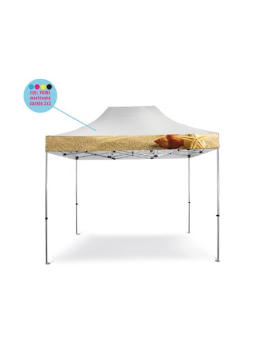 Personalizzazione Gazebo FULL PRINT Kit n° 4 mantovane 2x3 mt.