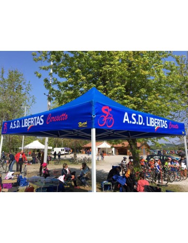 Personalizzazione Gazebo FULL PRINT Kit n° 4 mantovane 3x3 mt.