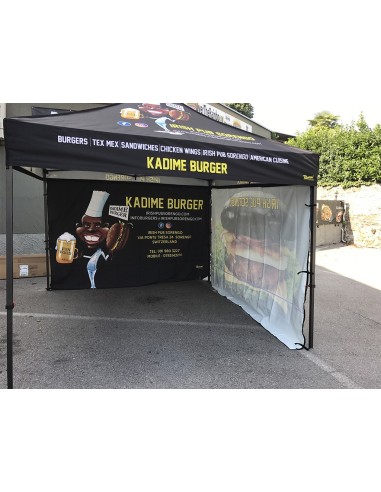 Personalizzazione Gazebo FULL PRINT Kit 3 pareti laterali 3x3 mt.