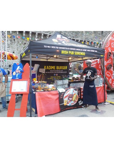 Personalizzazione Gazebo FULL PRINT Tetto 3x3 mt. con Cuciture Termonastrate