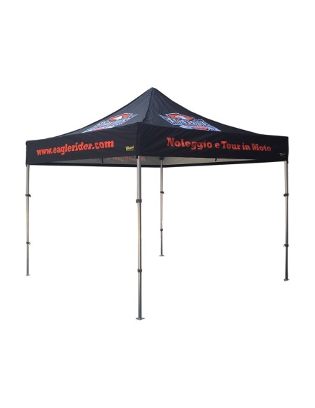 Personalizzazione Gazebo FULL PRINT Tetto 4x4 mt. con Cuciture Termonastrate