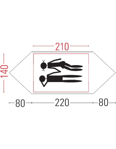 Bertoni Nordkapp 2 Tenda a Igloo