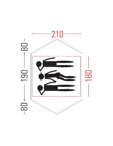 Bertoni Avventura 3 - ALU Tenda a Igloo