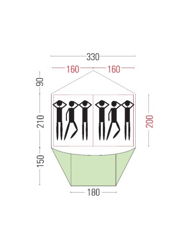 Bertoni Giglio 6 Tenda a Igloo