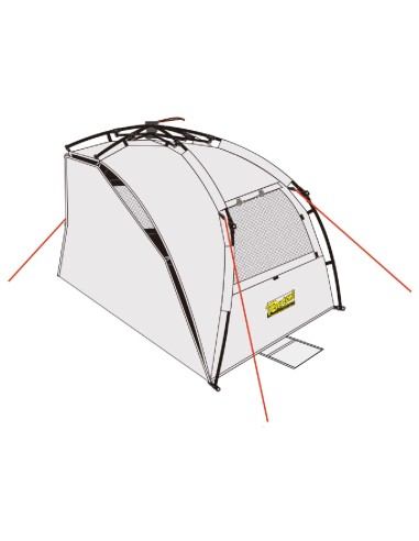 Bertoni VeloBeach Black White Tenda da spiaggia