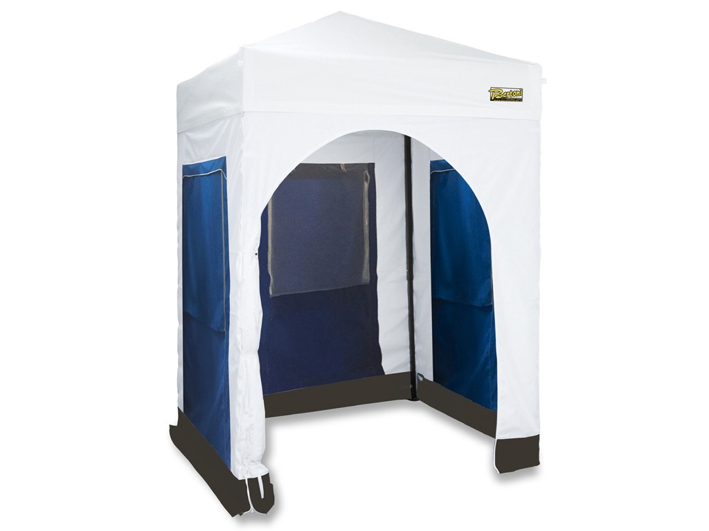 Bertoni Gazebo Rapido 150 Blu C Laterali Bertoni Tende Milano