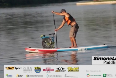 400 km in PaddlingBike: l’avventura dietro casa di Simone Lunghi